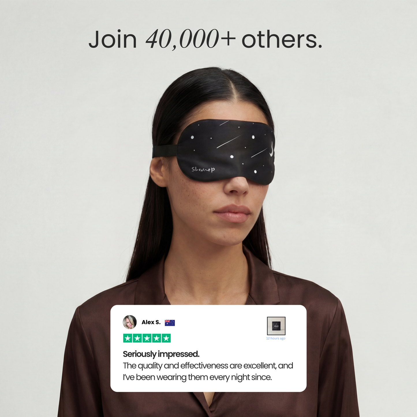 Aluna™ Self Heating Eye Masks
