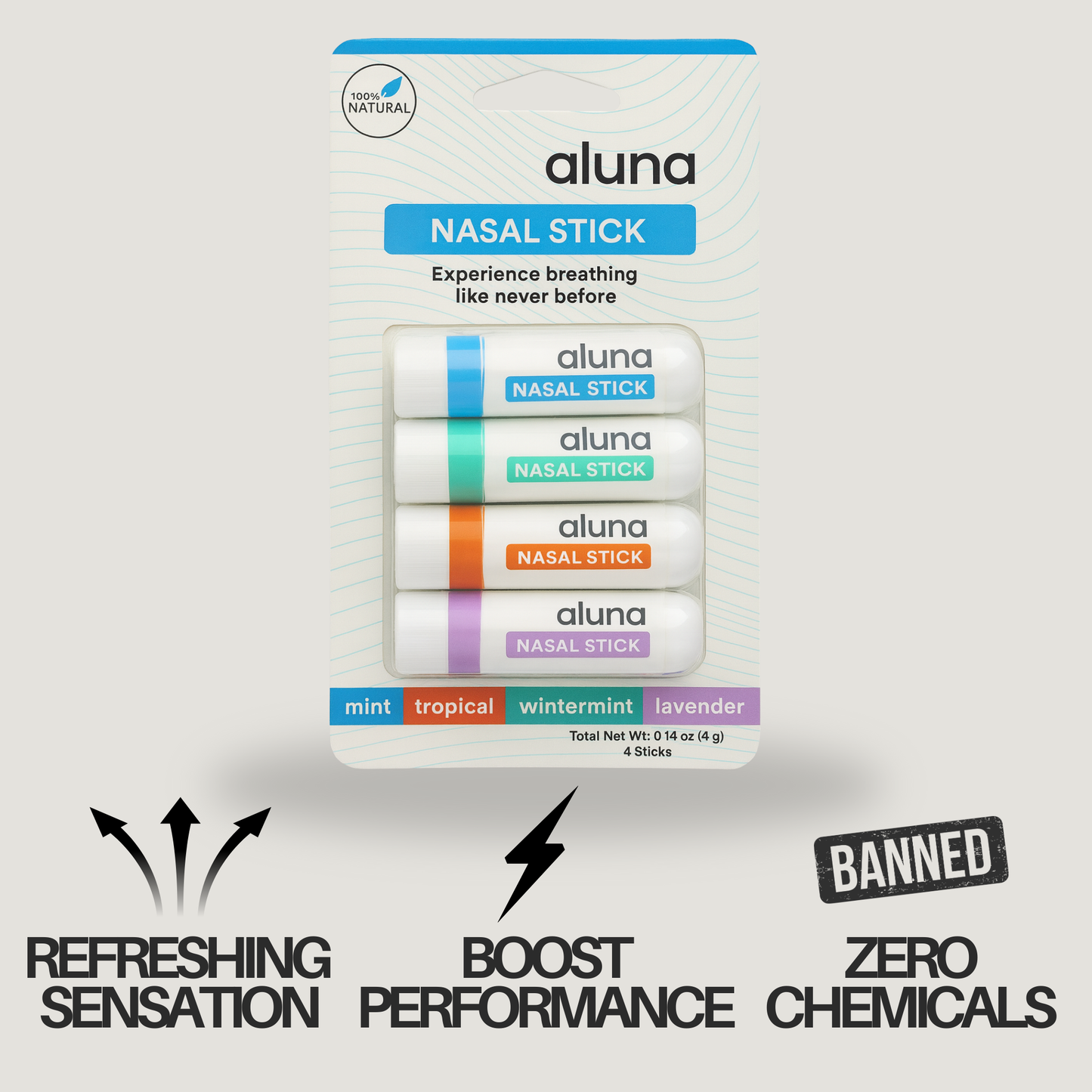 Aluna™ Nasal Relief Sticks