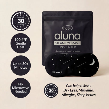 Aluna™ Self Heating Eye Masks